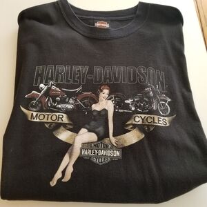 Harley-Davidson Black Grand Canyon Short SleeveTee